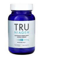 Set of 2 Tru Niagen, nicotinamide riboside, 300 mg, 90 vegetarian capsules.