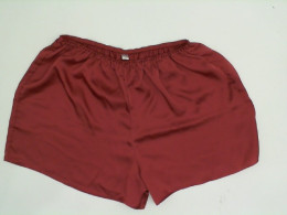 Homemade silk shorts, brown, women's