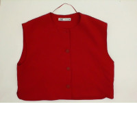 Red ZARA vest size XL
