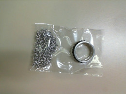 Jewelry set, ring+chain, costume jewelry