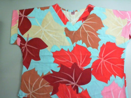 Women's blouse with a bright pattern