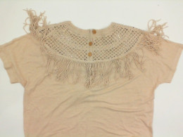 Beige women's t-shirt size M