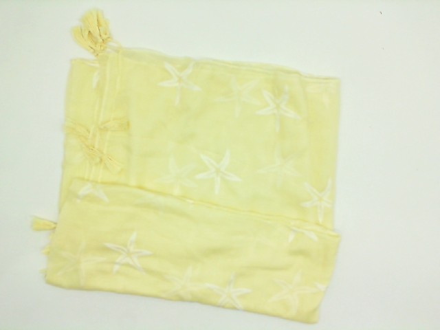 Yellow scarf with stars Yellow scarf with stars