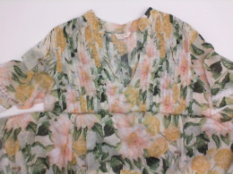 Multicolored dress with flower print