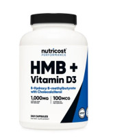 Nutricost HMB With Vitamin D3 Capsules