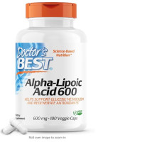 Doctor's Best Alpha-Lipoic Acid 600, Helps Support Glucose Metabolism and Regenerate Antioxidants* Non-GMO, Gluten Free, Vegan, Soy Free, 180 Veggie Caps Doctor's Best Alpha-Lipoic Acid 600, Helps Support Glucose Metabolism and Regenerate Antioxidants* Non-GMO, Gluten Free, Vegan, Soy Free, 180 Veggie Caps