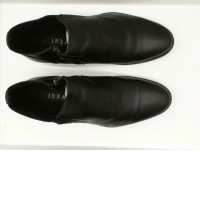 black leather shoes size 42