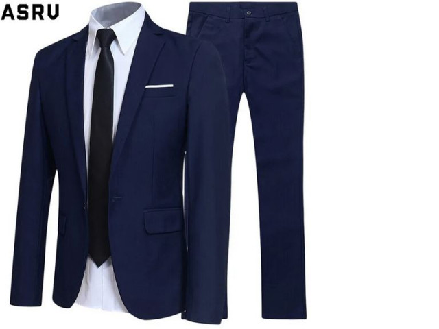 Men's blue suit Men's blue suit