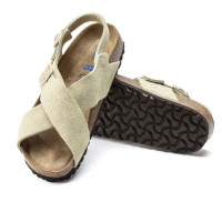 Birkenstock bare feet and sandals tulum sfb vl almond 1021535 beige