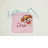 Children's pink t-shirt with dog print