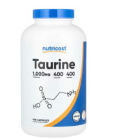 Nutricost, Taurine, 1,000 mg , 400 Capsules Nutricost, Taurine, 1,000 mg , 400 Capsules