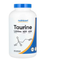 Nutricost, Taurine, 1,000 mg , 400 Capsules