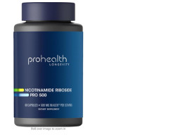 ProHealth Nicotinamide Riboside Pro 500. Patented NR Niagen 500mg Plus 250mg TMG. NAD Supplement Boosts NAD. NR Supplement Proven in 300 Studies. 30 Servings