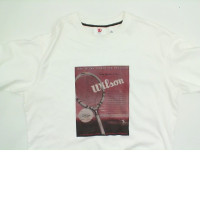 White WILSON t-shirt size L