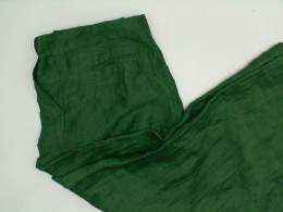 Green wide leg pants