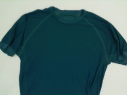 Dark green-blue sport t-shirt
