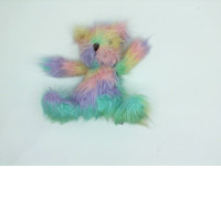 Multi-colored toy bear