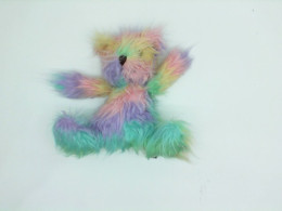 Multi-colored toy bear