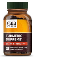 Gaia Herbs Turmeric Supreme Extra Strength - 60 Vegan Liquid Phyto-Capsules & Reishi Mushroom - Immune System & 