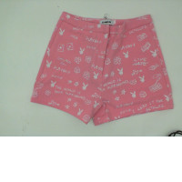 PLAY BOY Shorts, fabric printed with logo all over PLAY BOY Shorts, fabric printed with logo all over