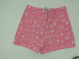 PLAY BOY Shorts, fabric printed with logo all over 