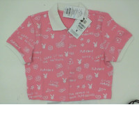 PLAY BOY Short sleeve shirt, fabric printed with logo all over PLAY BOY Short sleeve shirt, fabric printed with logo all over