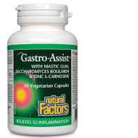 Natural Factors, Gastro-Assist, Help Relieve Indigestion, Bloating and Constipation, Digestive Supplement, Vegan, 60 capsules (30 servings)