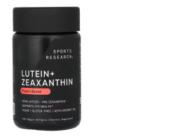 Sports Research, Lutein + Zeaxanthin, Plant-Based, 120 Veggie Softgels