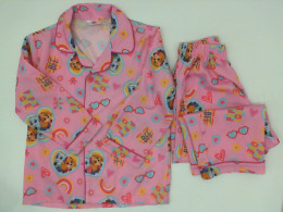 Pink patterned children's pajamas 2pcs