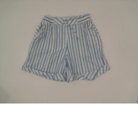 Light blue children's pants with blue stripes Light blue children's pants with blue stripes