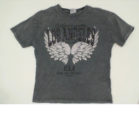 Gray children's round neck shirt Gray children's round neck shirt