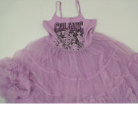 Blue children's skirt dress