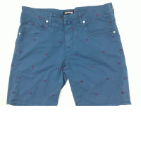 Light blue shorts with blue star pattern Light blue shorts with blue star pattern