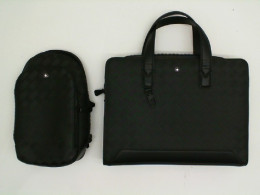 Set of 2 bags: belt bag + laptop bag