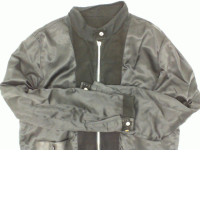 Black leather jacket