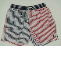 Men's blue and red shorts