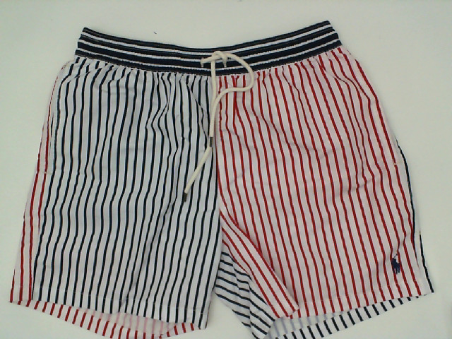 Men's blue and red shorts Men's blue and red shorts