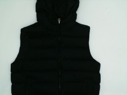 Black vest with hood