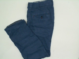 Blue fabric trousers size M