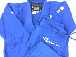 Blue taekwondo uniform