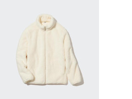 Jacket with zip, fleece