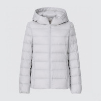 Jacket with zipper, with hood