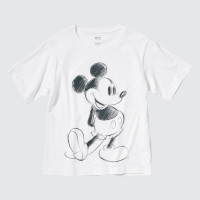 White T-shirt with Mikimouse