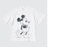 White T-shirt with Mikimouse