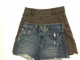 Set of Women's denim shorts  (2pcs/set)