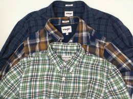 Set of Long sleeve plaid shirt (3pcs/set)