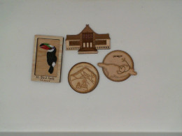 Set of Magnets made of wood (4pcs/set) Set of Magnets made of wood (4pcs/set)