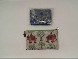 Set of Elephant pattern wallet (2pcs/set) Set of Elephant pattern wallet (2pcs/set)