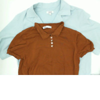 Set of Fashion short sleeve collar shirt (2pcs2/set)