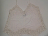 White lace tank top for women